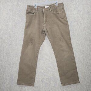 Weatherproof Vintage Mens Trousers Stone W36 L30 Straight Leg Cotton Casual